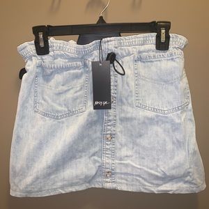 Nasty Gal denim mini skirt